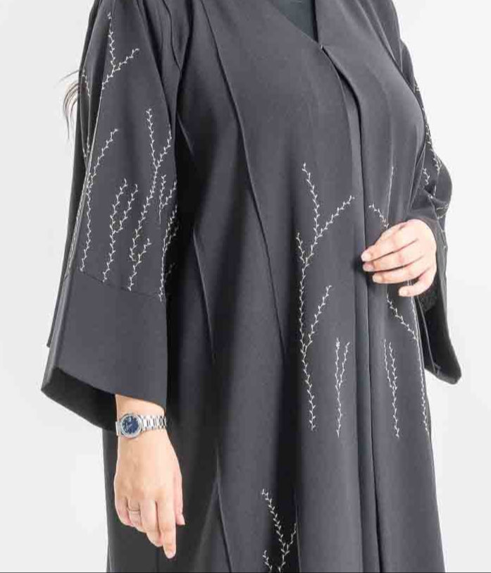 Luxury Hand-Embellished Abaya - Model EMB 010