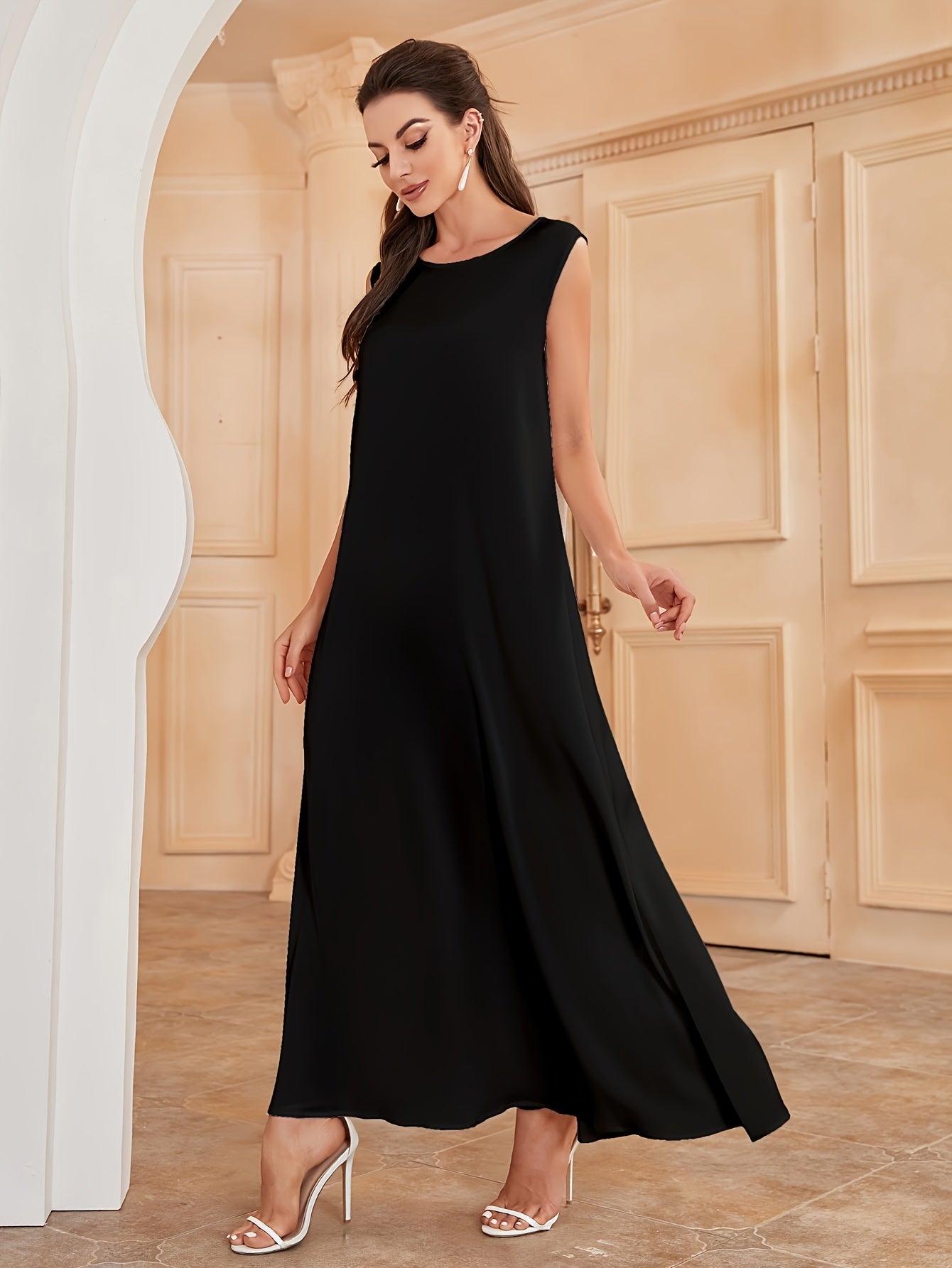 Theresha Soft Nida Fabric Abaya Inner Dress