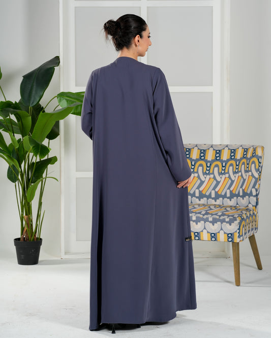 Abaya Code D1105 – Daily Wear abaya Elegant overlap front design