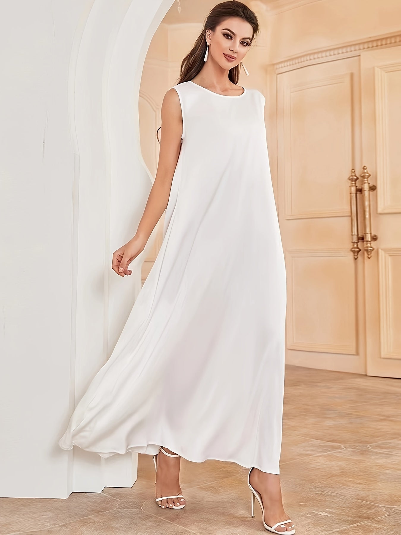 Theresha Soft Nida Fabric Abaya Inner Dress