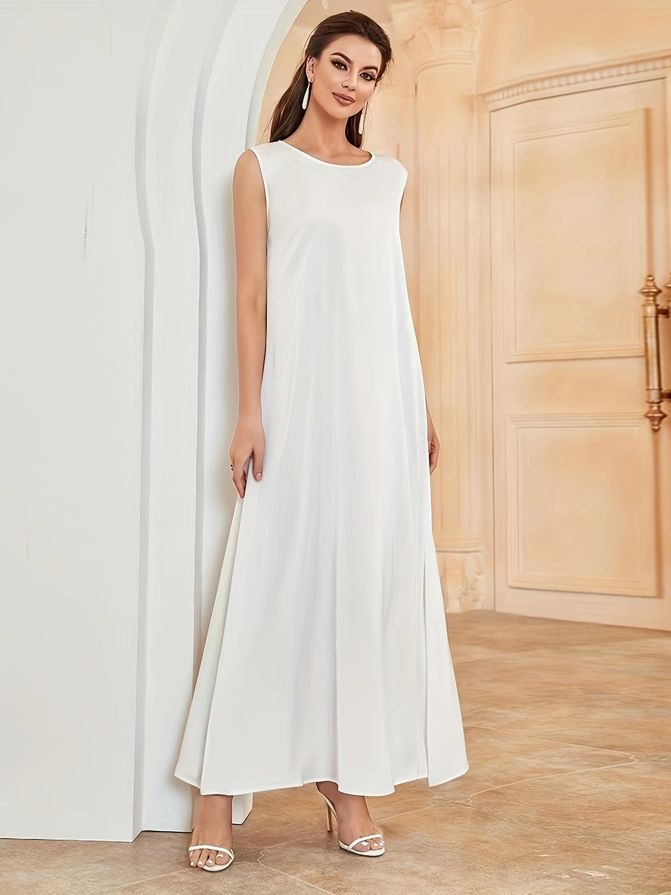 Theresha Soft Nida Fabric Abaya Inner Dress