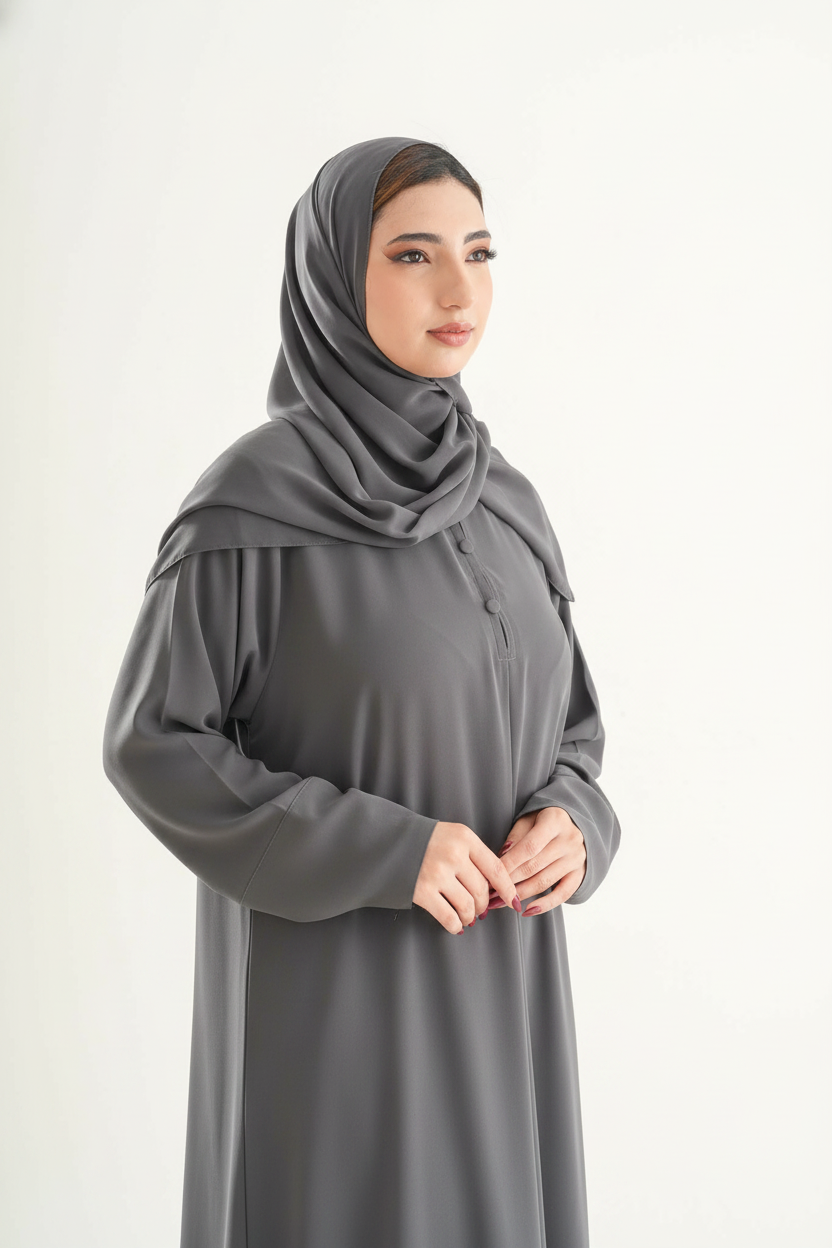 Premium hijab and sheila made in UAE from soft lightweight premium fabric available in multiple colours for everyday wear and Umrah