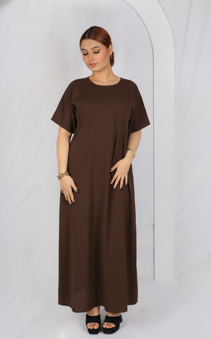 Premium Korean Nida -Half Sleeves Inner Dress