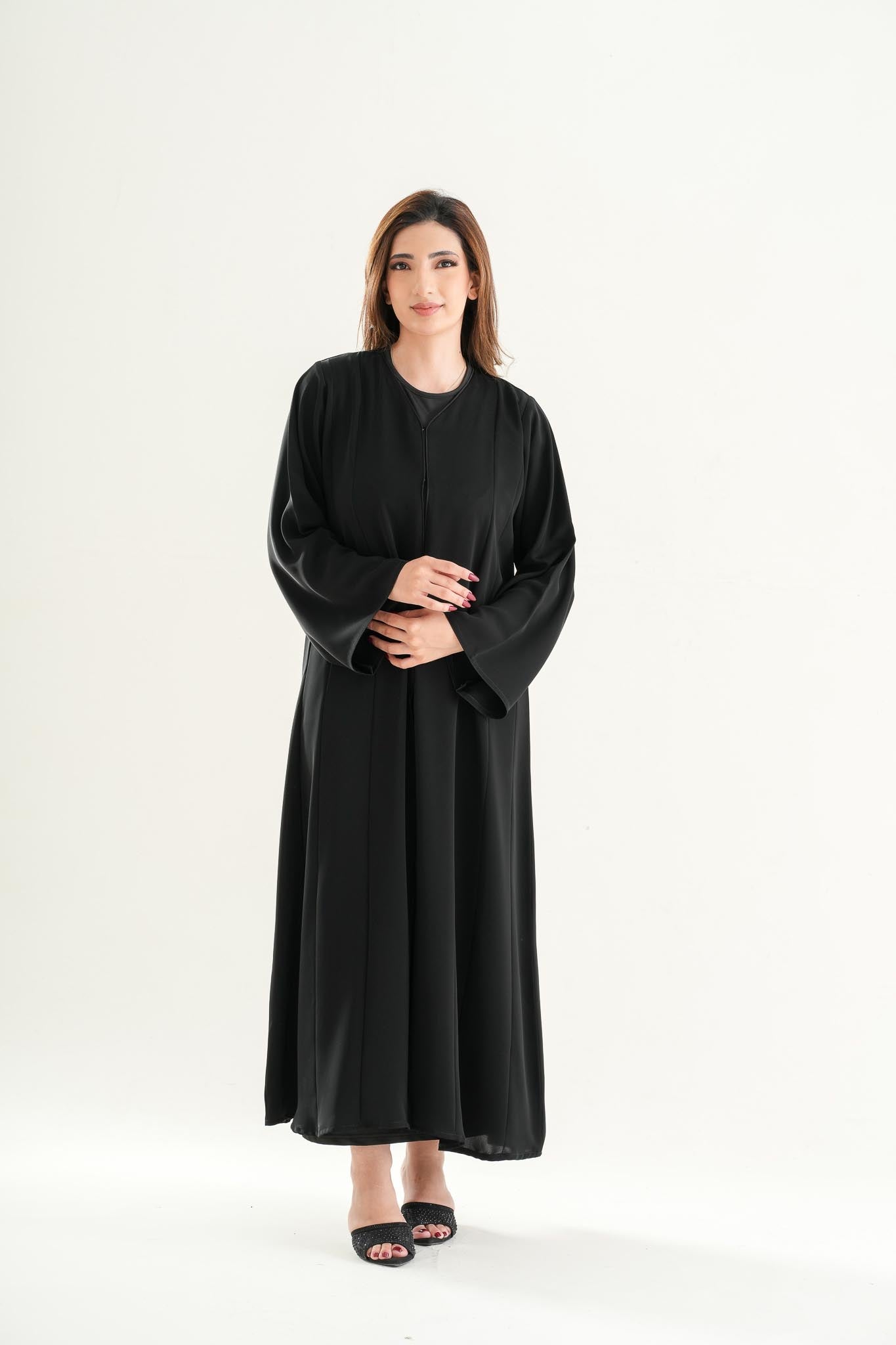 Strip Line Classic Daily Wear Abaya – Abaya Code D1103