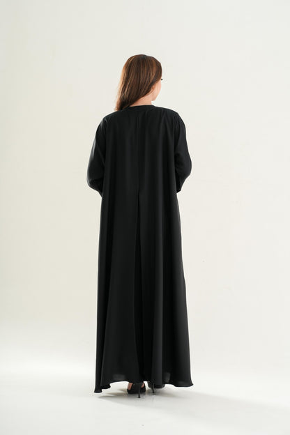 Classic Daily Wear Button Style Abaya C102