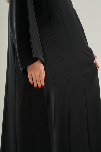 Strip Line Classic Daily Wear Abaya – Abaya Code D1103