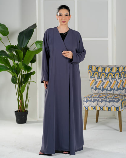 Abaya Code D1105 – Daily Wear abaya Elegant overlap front design