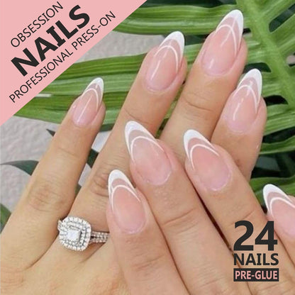 The Resha - Pre Glued Professional Press-On Nails - Model no. 04