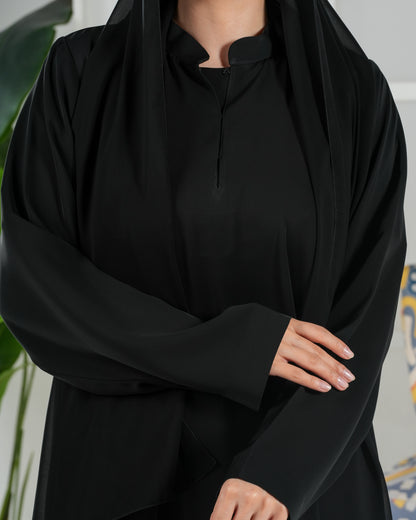 Abaya Code D1104 – High Neck Daily Wear Close Abaya