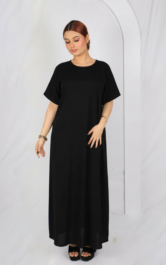 Premium Korean Nida -Half Sleeves Inner Dress