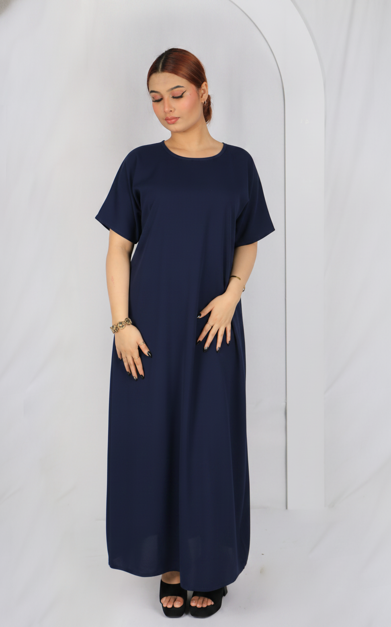 Premium Korean Nida -Half Sleeves Inner Dress