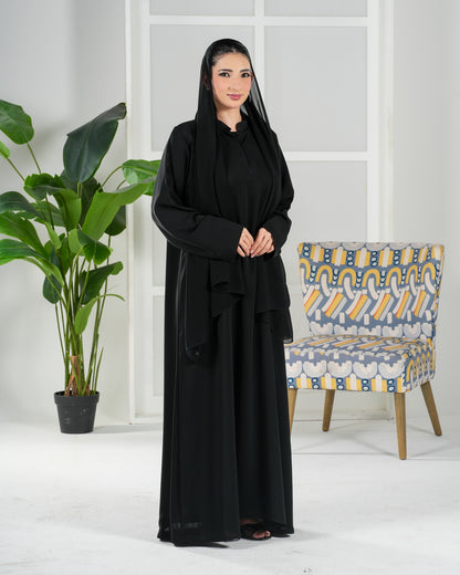 Abaya Code D1104 – High Neck Daily Wear Close Abaya