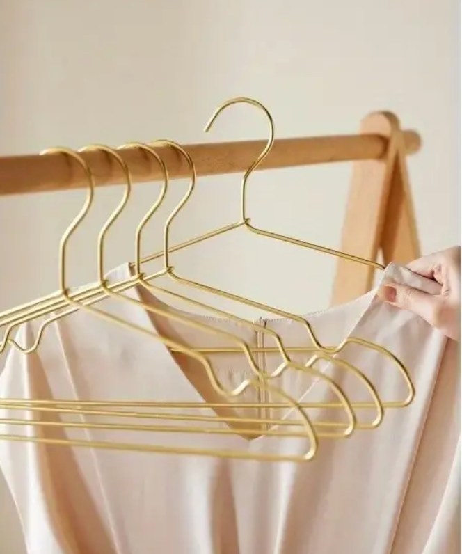 The Resha Luxury Gold Plated Hanger for Abaya I Hijab I Dresses - Anti-Slip, Anti-Rust