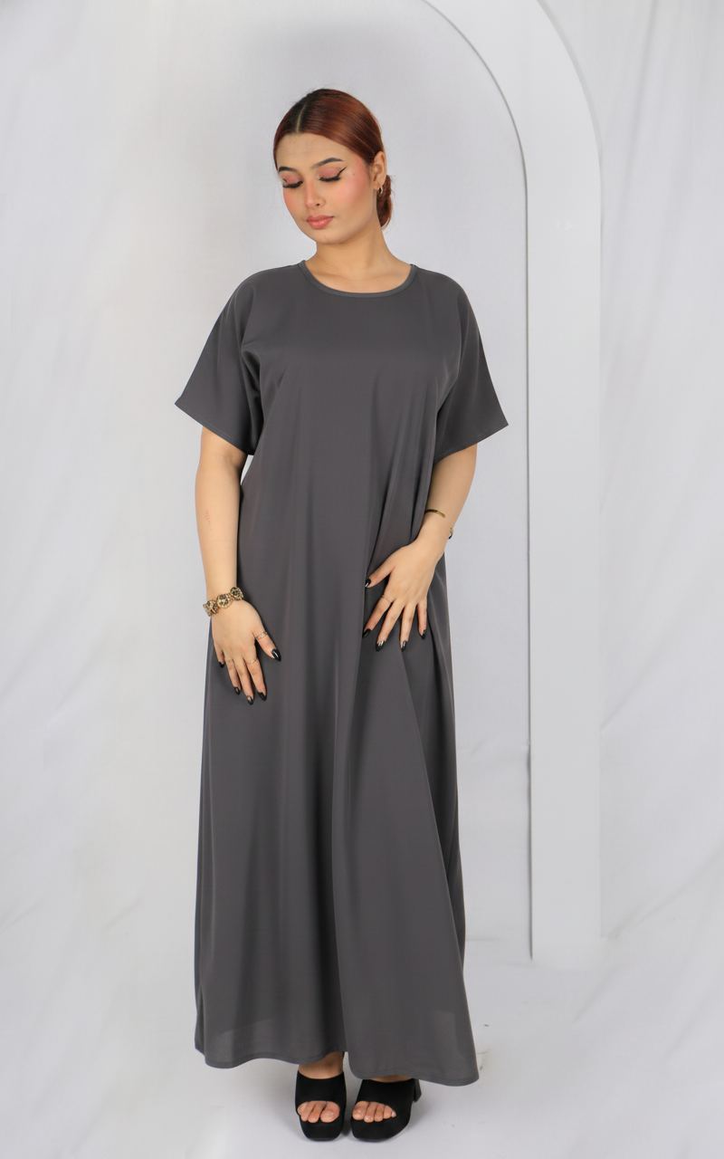 Premium Korean Nida -Half Sleeves Inner Dress