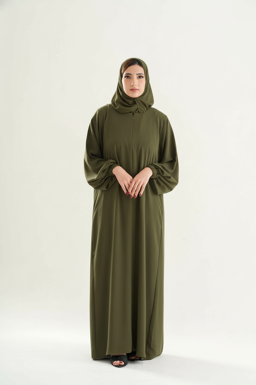 Model 5 Umrah / Hajj Abaya – Premium Korean Nida