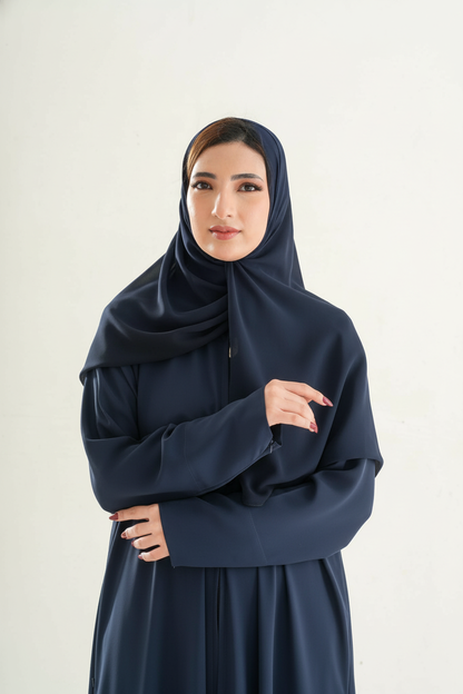 Model 6 Umrah Abaya – Full Zipper with Zipper Sleeve Design