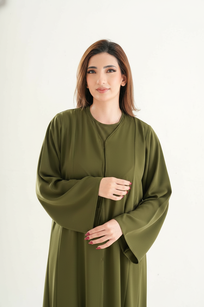 Strip Line Classic Daily Wear Abaya – Abaya Code D1103