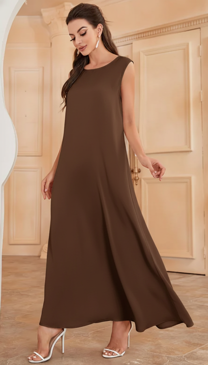 Theresha Soft Nida Fabric Abaya Inner Dress