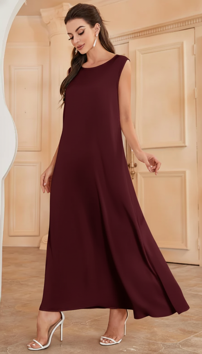 Theresha Soft Nida Fabric Abaya Inner Dress