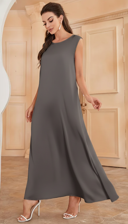 Theresha Soft Nida Fabric Abaya Inner Dress
