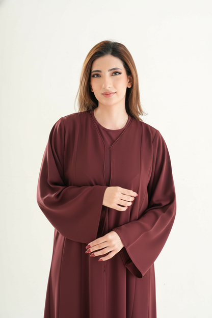 Strip Line Classic Daily Wear Abaya – Abaya Code D1103