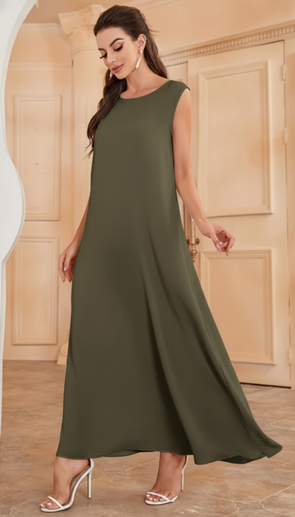 Theresha Soft Nida Fabric Abaya Inner Dress