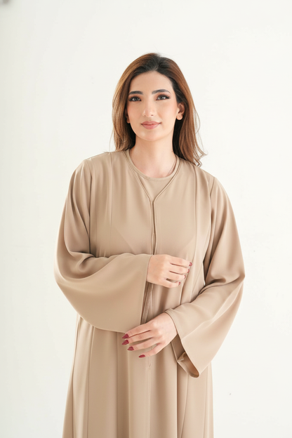 Strip Line Classic Daily Wear Abaya – Abaya Code D1103