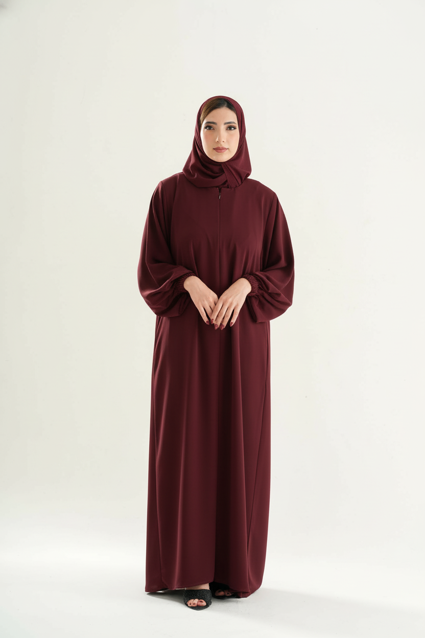 Model 5 Umrah / Hajj Abaya – Premium Korean Nida