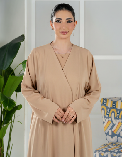 Abaya Code D1105 – Daily Wear abaya Elegant overlap front design