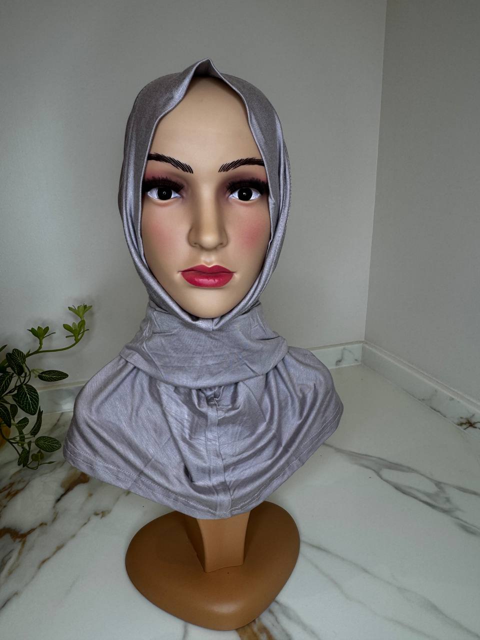 Hijab Cap with Button Closure