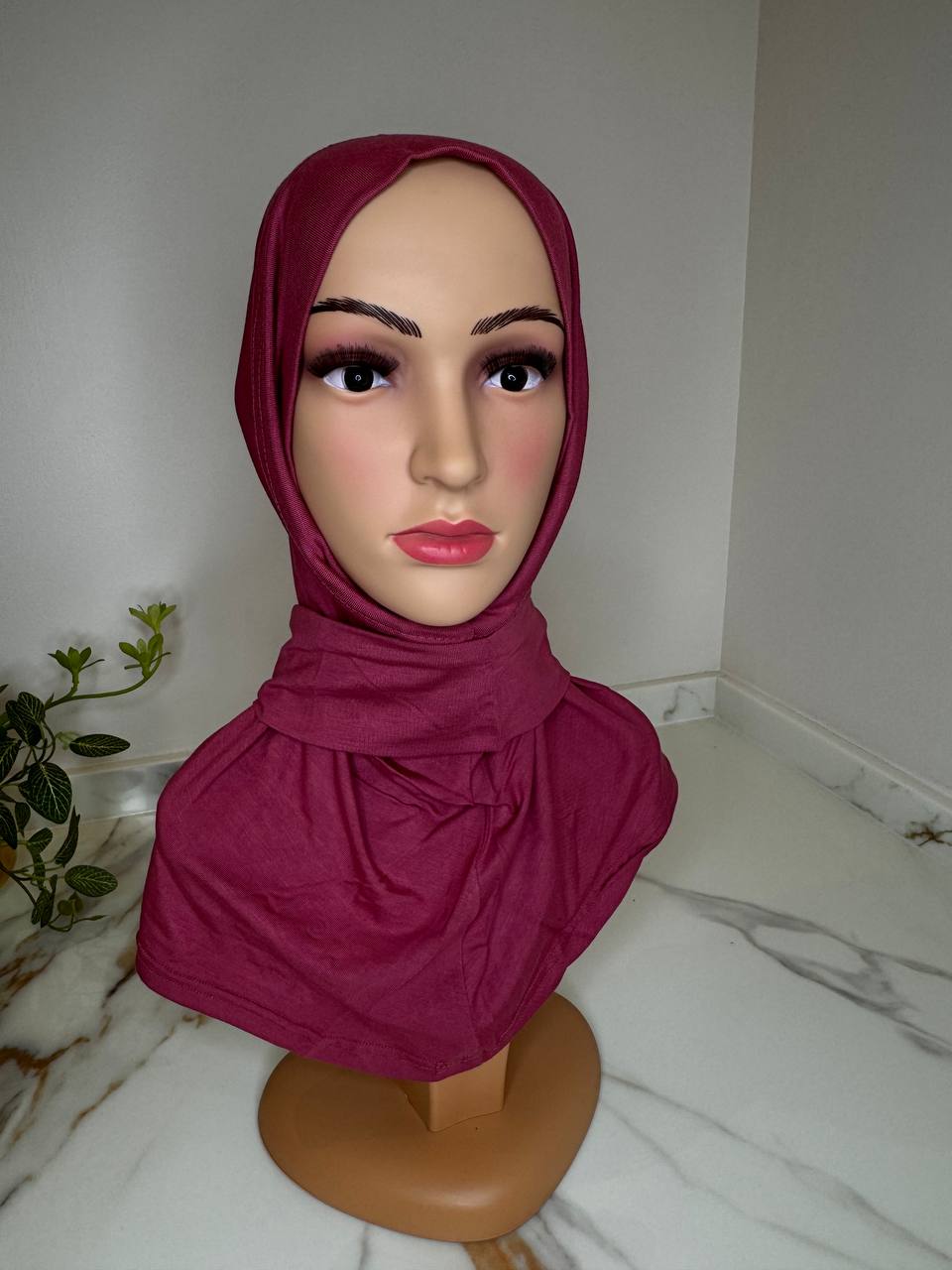 Hijab Cap with Button Closure