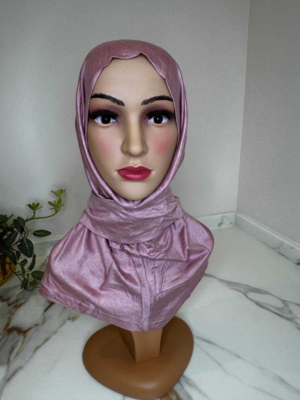 Hijab Cap with Button Closure