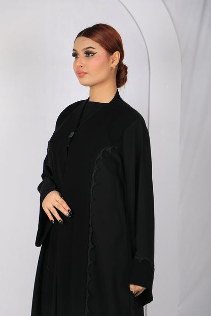 premium-lace-abaya-model-l201-side-black