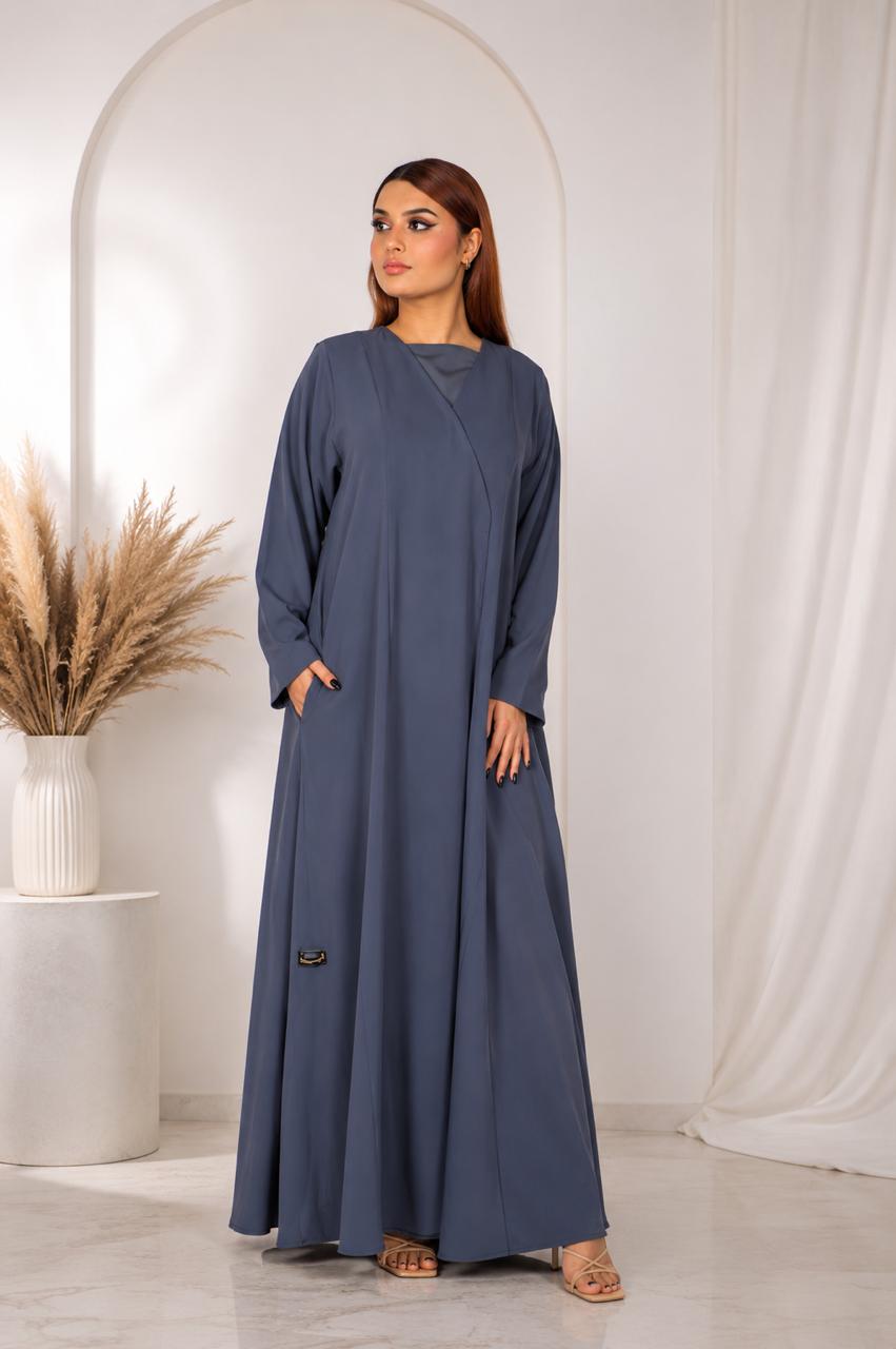 Abaya Code D1105 – Daily Wear abaya Elegant overlap front design