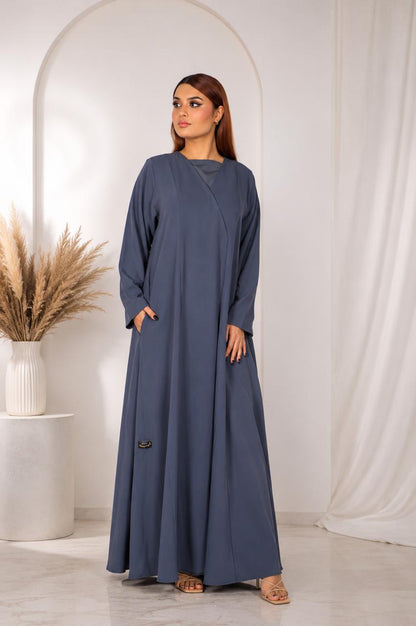 Abaya Code D1105 – Daily Wear abaya Elegant overlap front design