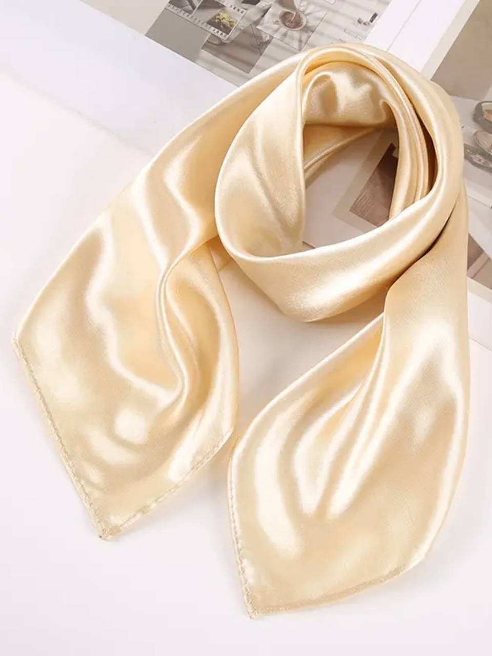 The Resha - Square Silk Scarf 70*70cm