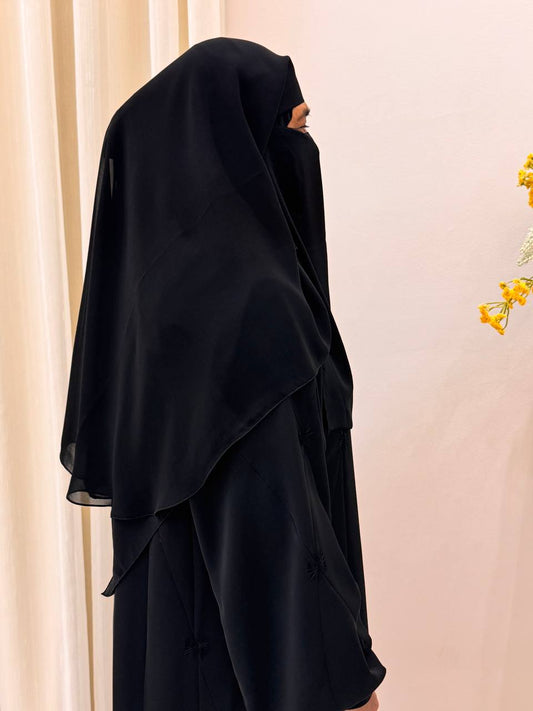 The Resha - Layered Niqab – Premium Korean Fabric